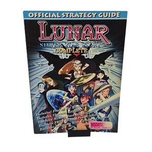 Lunar: Silver Star Story Complete Official Strategy‎ Guide PS1 W/Stickers